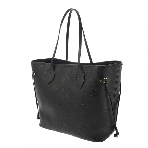 Louis Vuitton Empreinte Neverfull MM Noir Black Tote Bag Back - Picture 2 of 14